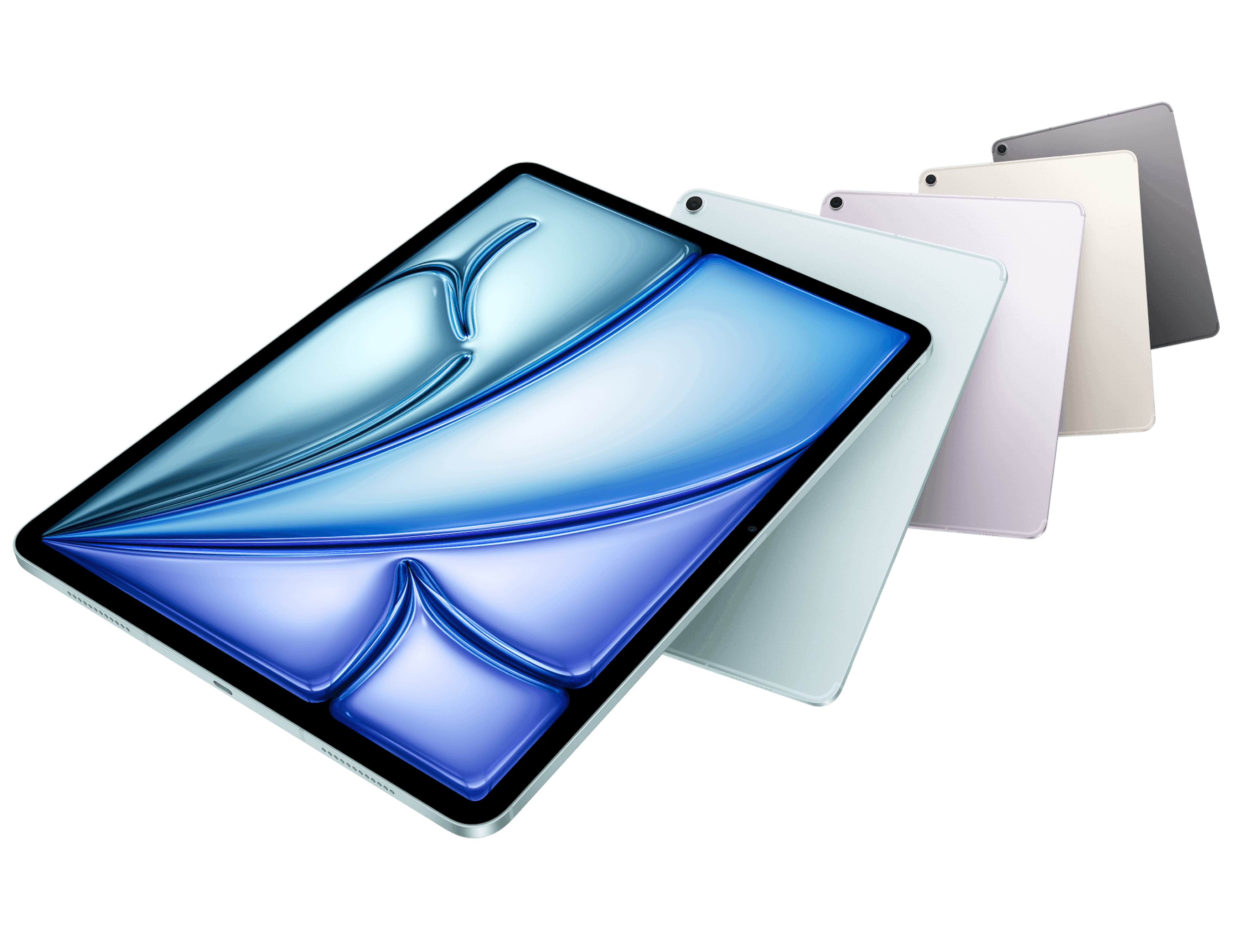 Mehrere iPads in verschiedenen Farben.