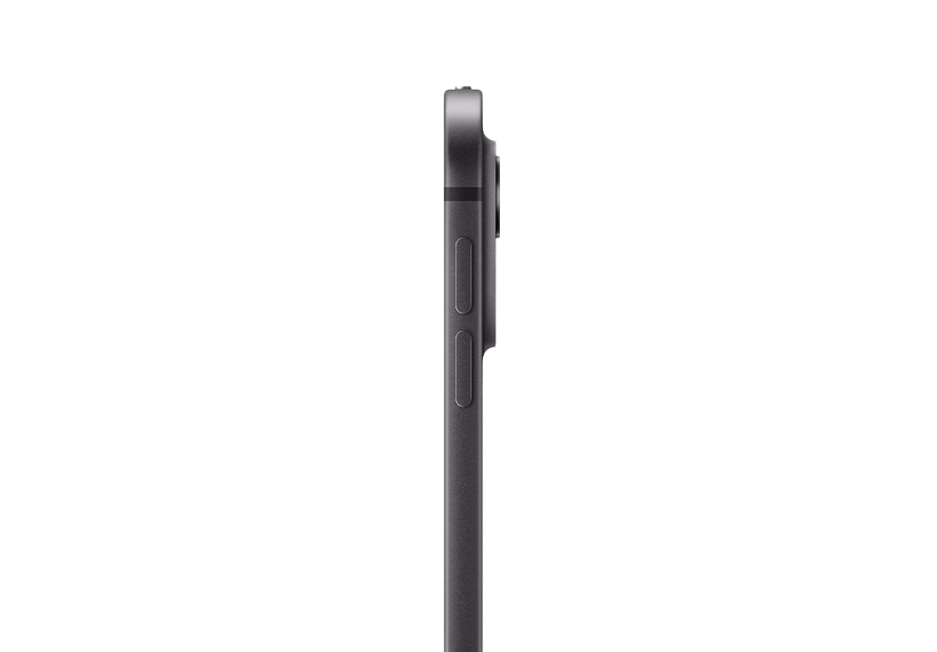 Seitliche Detailansicht Apple iPad 13 Pro.