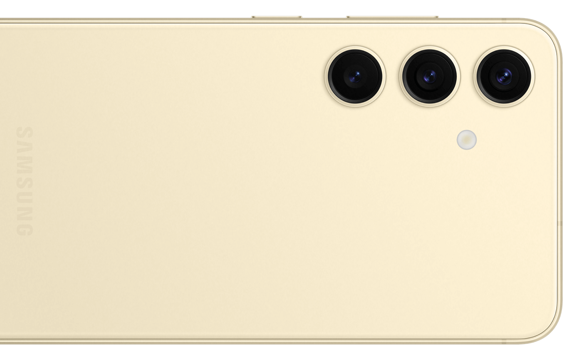 Detailansicht Kamera Samsung Galaxy S24 Gelb.