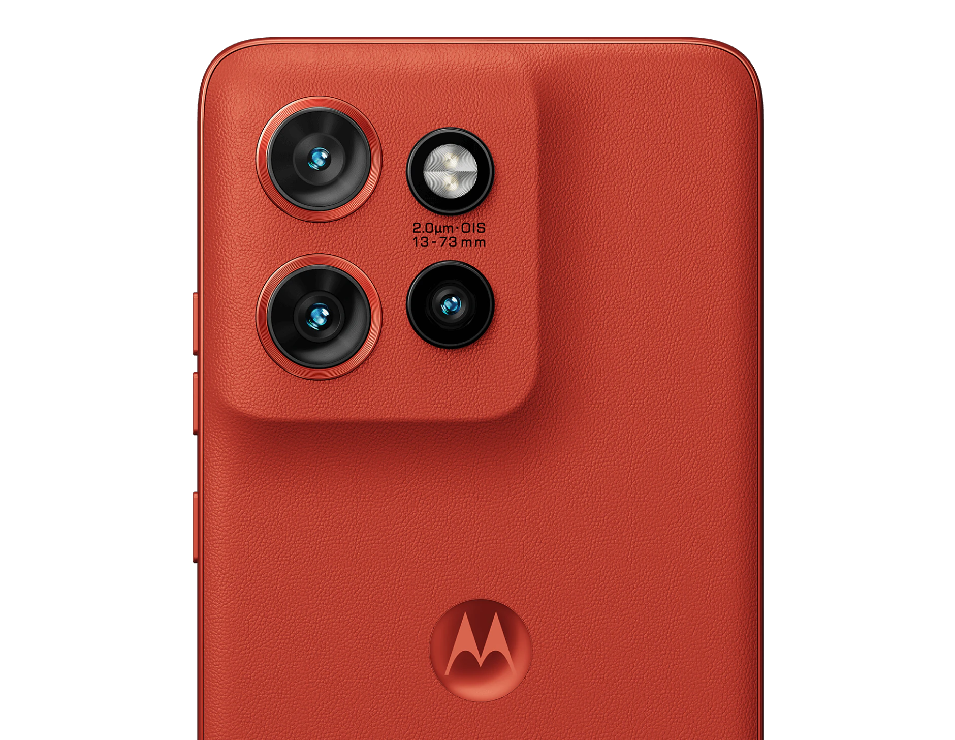 Highlight Bild vom Gerät Rückansicht Motorola 60 Neo in Poinciana.