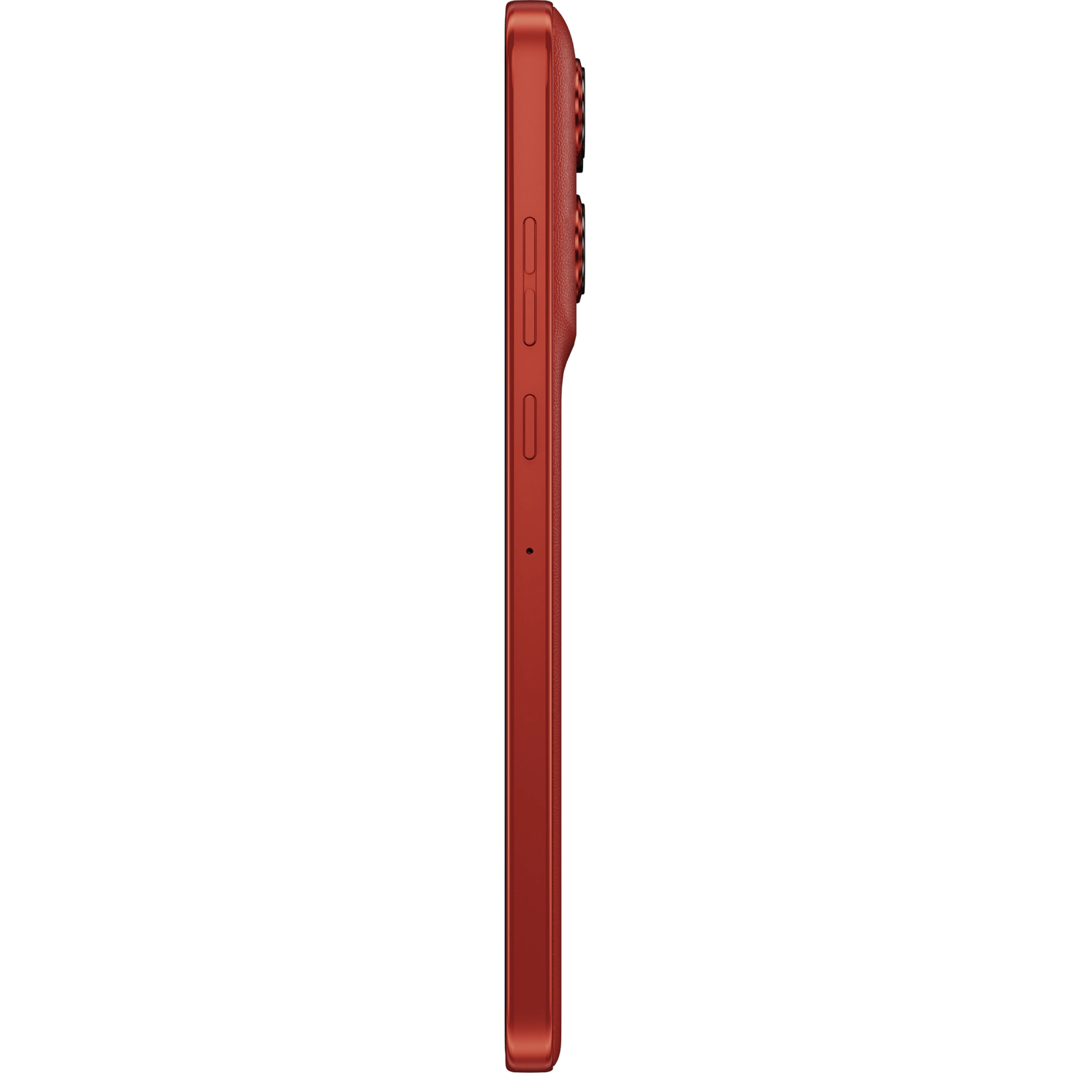 Seitenansicht Motorola 60 Neo in Poinciana.