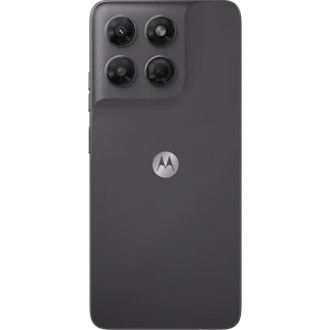 Rückseite des Motorola Moto G 37 mit Vierfach-Kamera und Motorola-Logo.