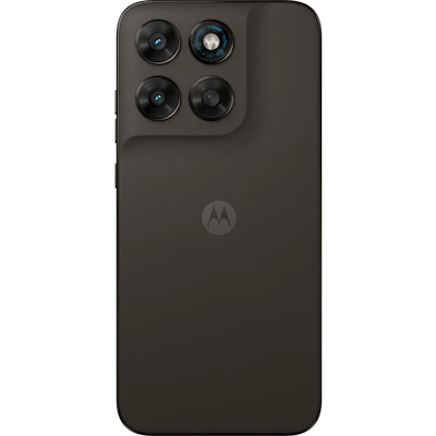 Rückansicht moto g77 in der Farbe Black Olive.