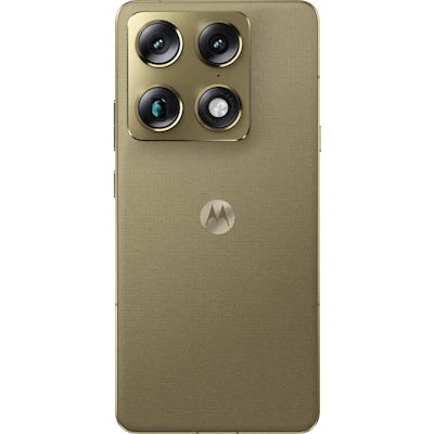 Seitliche Rückansicht Motorola Signature in der Farbe Martini Olive.