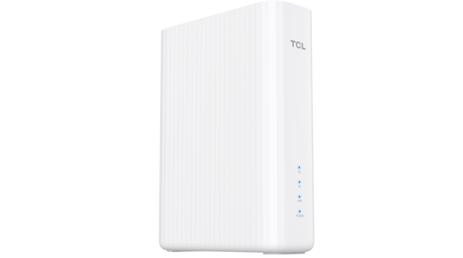 Schräge Vorderansicht 5G Router TCL HH506.
