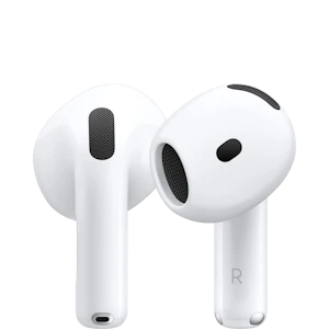Apple AirPods Pro 4, Front- und Rückansicht Detail. Apple AirPods Pro 4, Front- und Rückansicht Detail.
