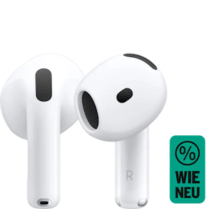 Apple AirPods Pro 4, Front- und Rückansicht Detail. Wie neu. Apple AirPods Pro 4, Front- und Rückansicht Detail. Wie neu.