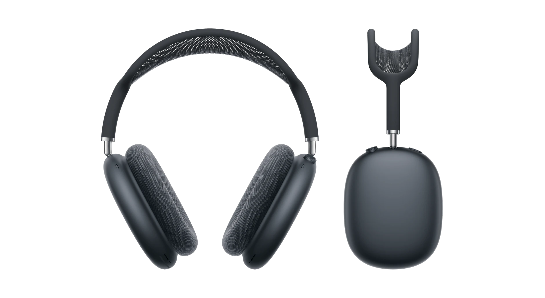 Vorder- und Seitenansicht Apple Airpods Max 2.