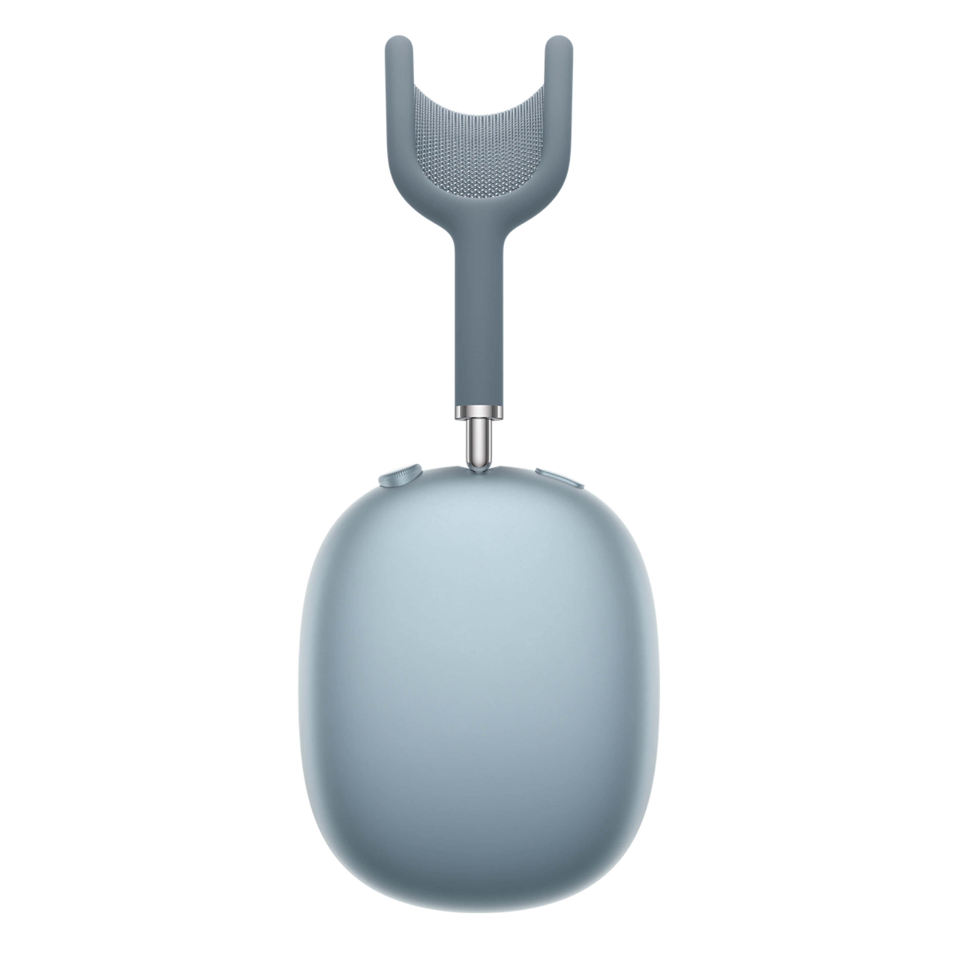Apple Airpods Max in blau. Seitliche Ansicht.