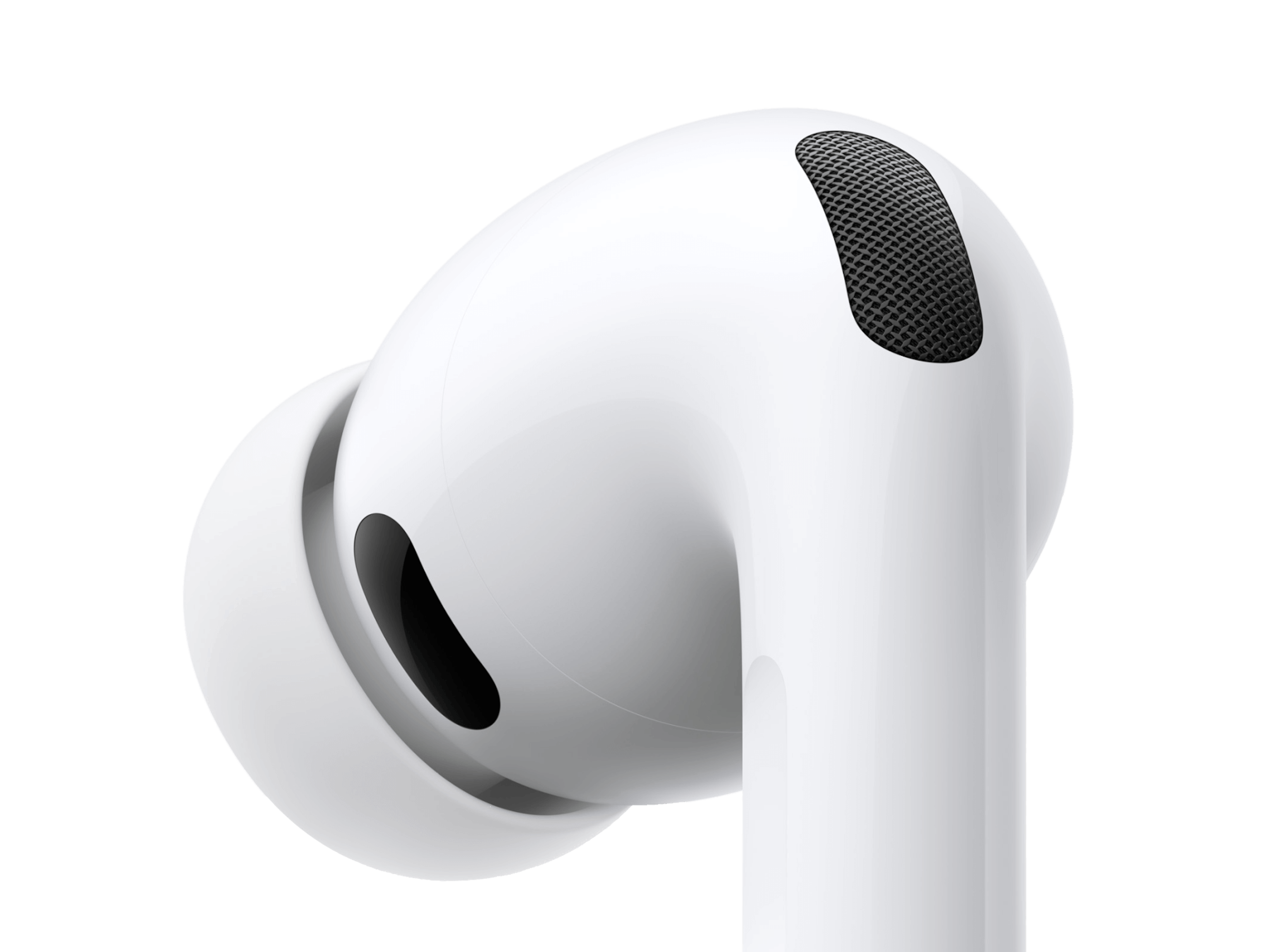 Highlight Bild vom Gerät Apple AirPods Pro 3, Rückansicht Detail.