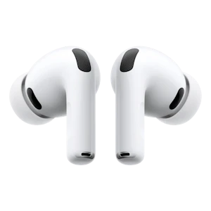 Apple AirPods Pro 3, Front- und Rückansicht Detail.