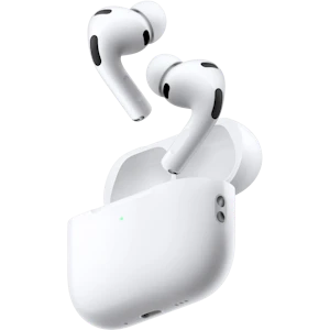 Apple AirPods Pro 3, Rückansicht mit Case.