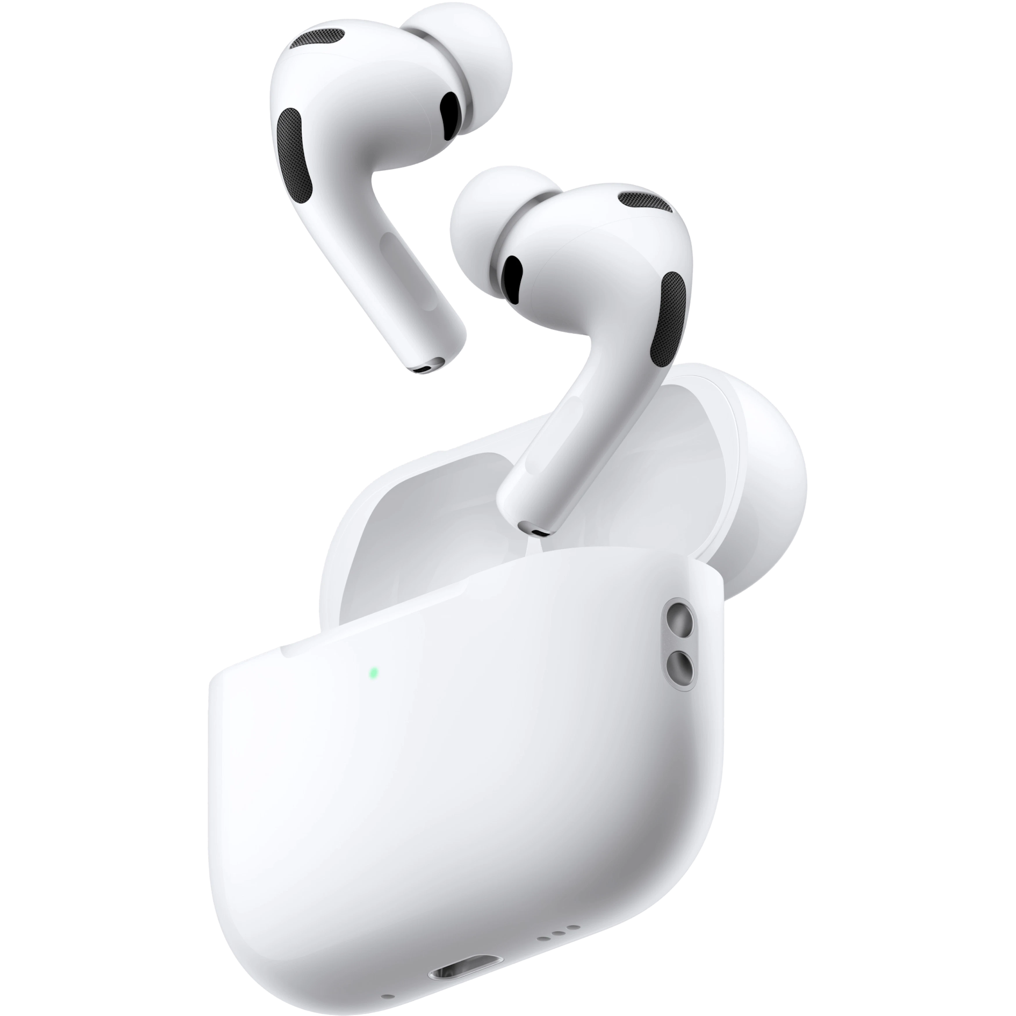 Apple AirPods Pro 3, Rückansicht mit Case.