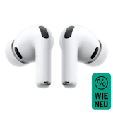 Apple AirPods Pro 3, Front- und Rückansicht Detail. Wie neu.