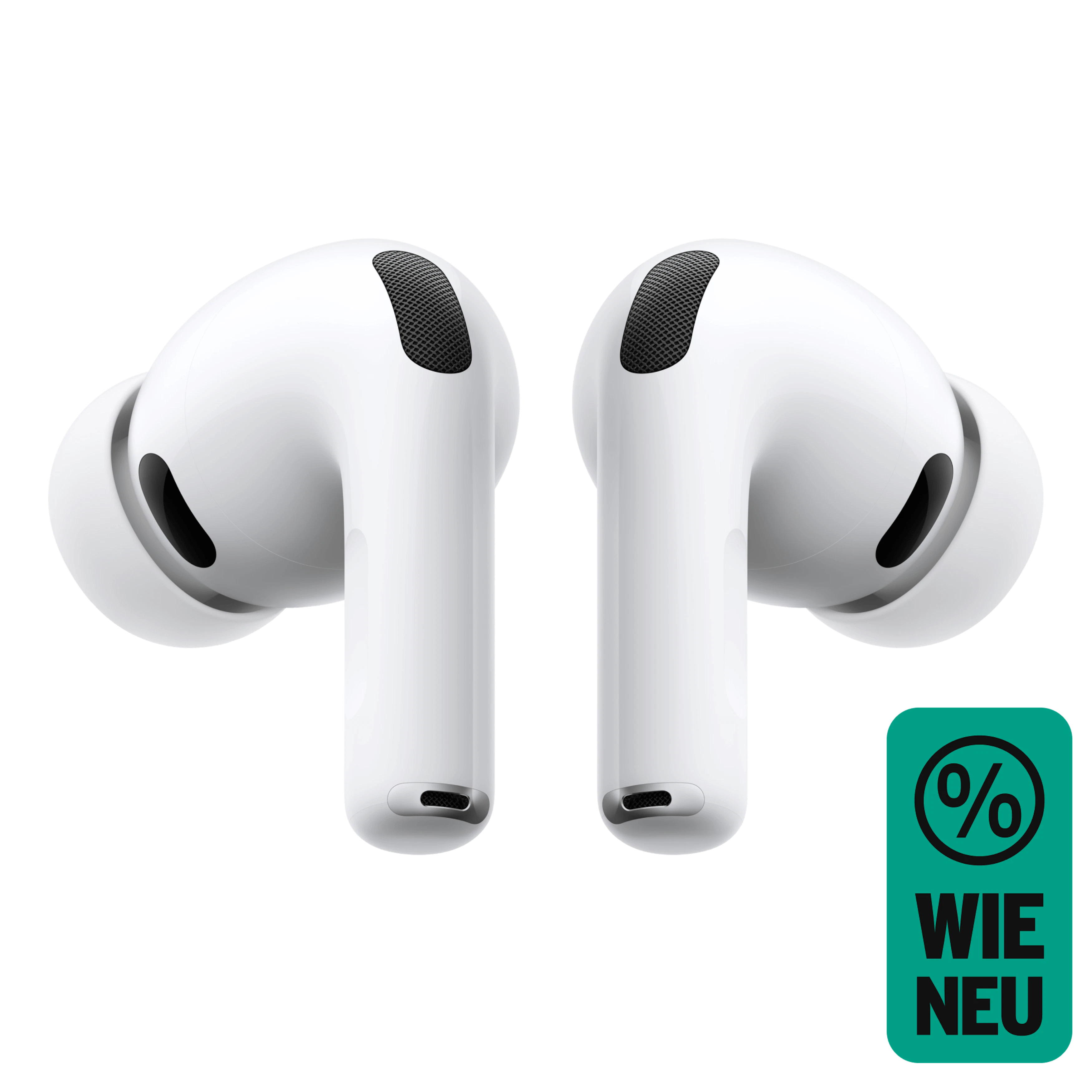 Apple AirPods Pro 3, Front- und Rückansicht Detail. Wie neu.