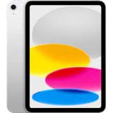 Vorder- und Rückansicht Apple iPad A16 Silber. Vorder- und Rückansicht Apple iPad A16 Silber.
