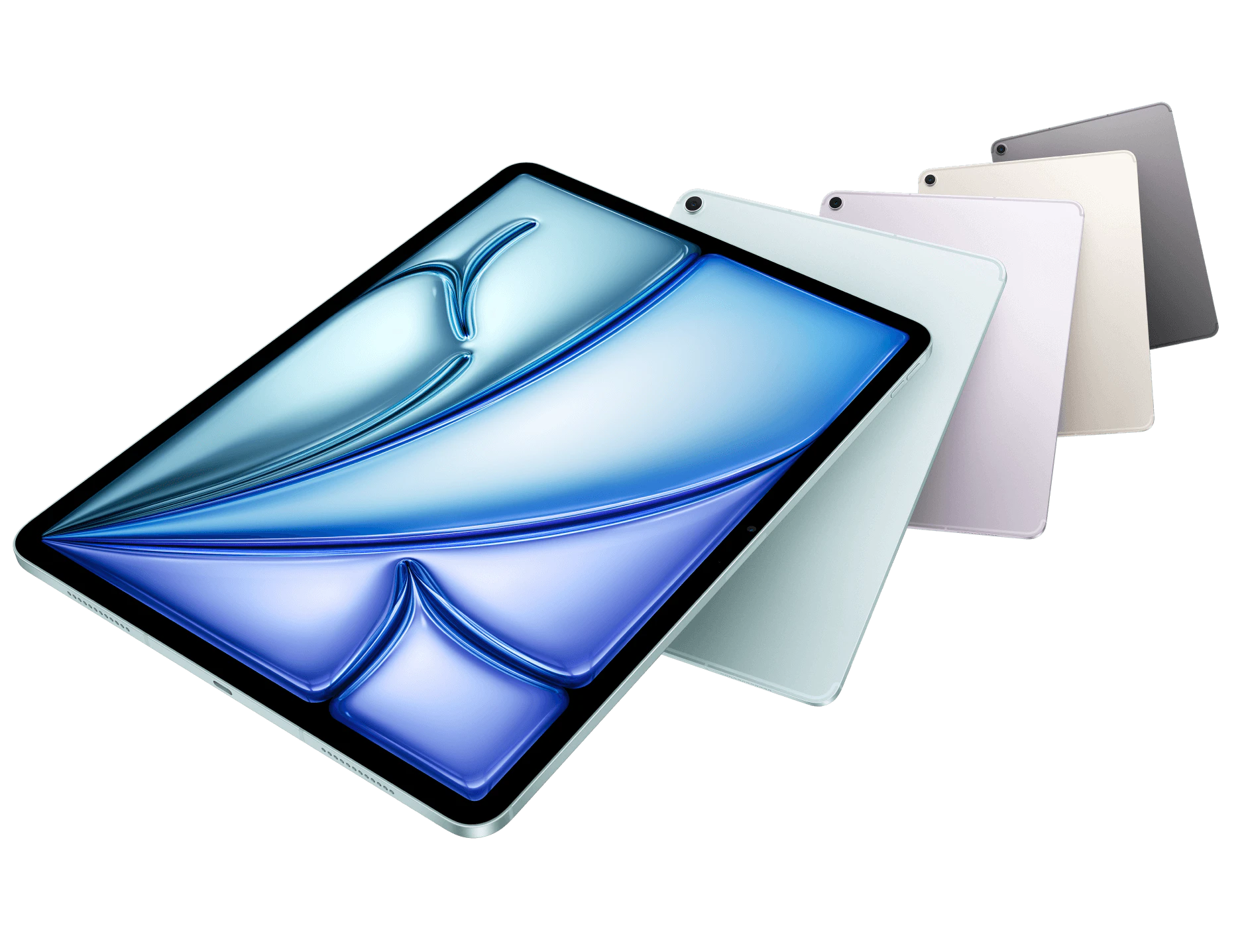 Mehrere iPads in verschiedenen Farben.