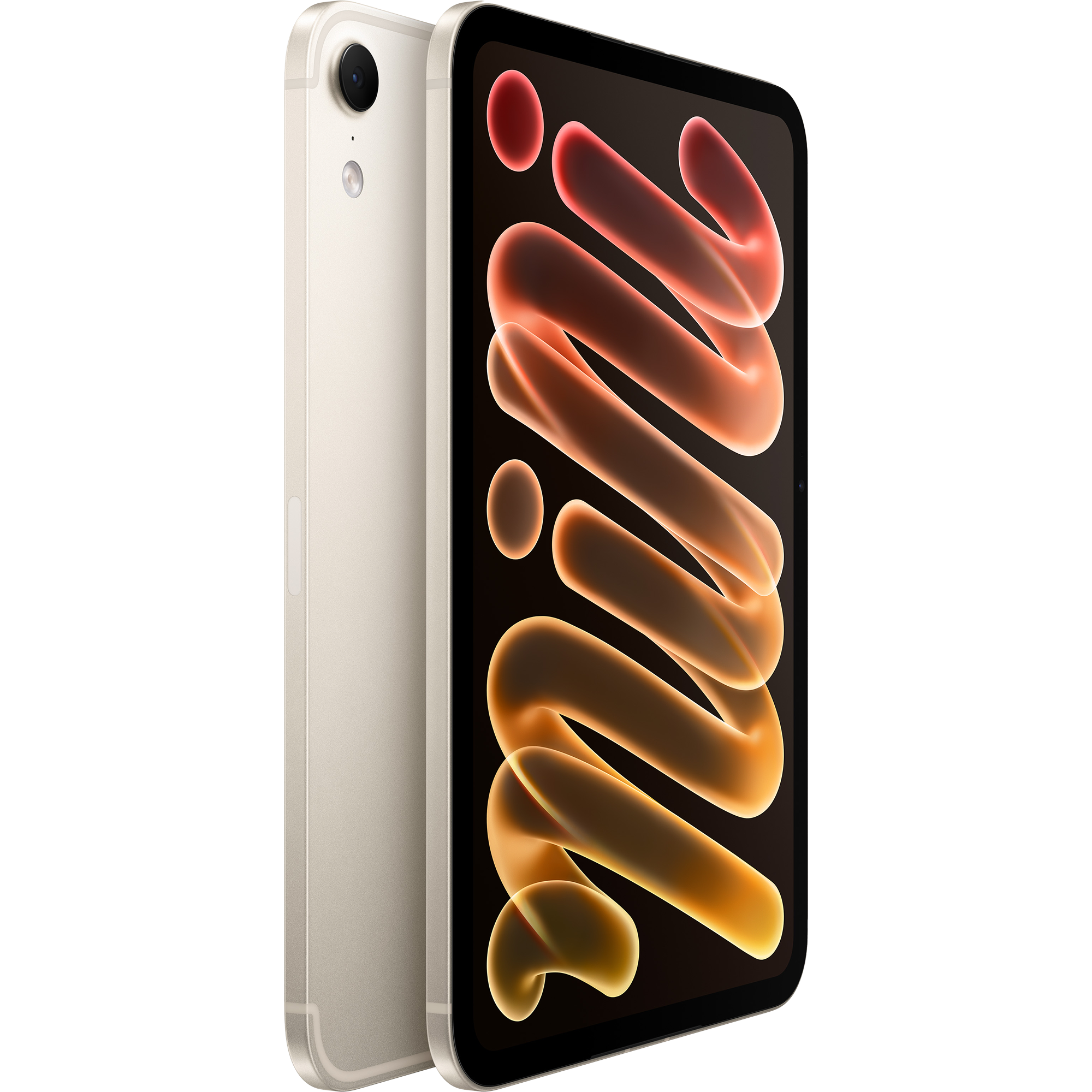 Apple iPad mini A20 Pro Wi-Fi + Cellular in starlight, Seitenansicht