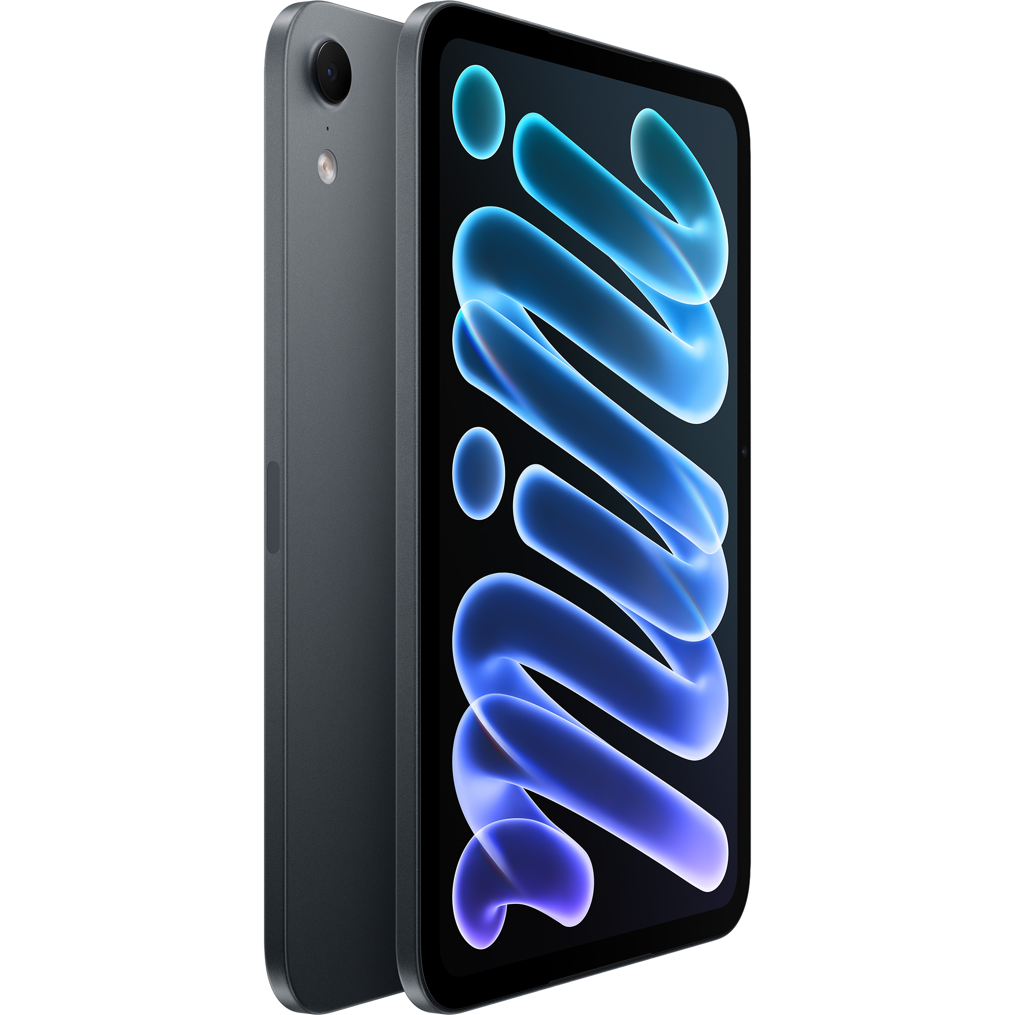 Apple iPad mini A20 Pro Wi-Fi in Midnight, Seitenansicht