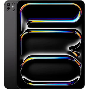 Vorder- und Rückansicht Apple iPad Pro 13" M5 Schwarz.