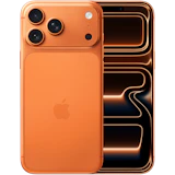 Rück- & Frontansicht Apple iPhone 17 Pro Max Cosmic Orange.