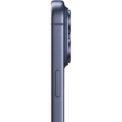 Seitenansicht Apple iPhone 17 Pro Max Deep Blue.