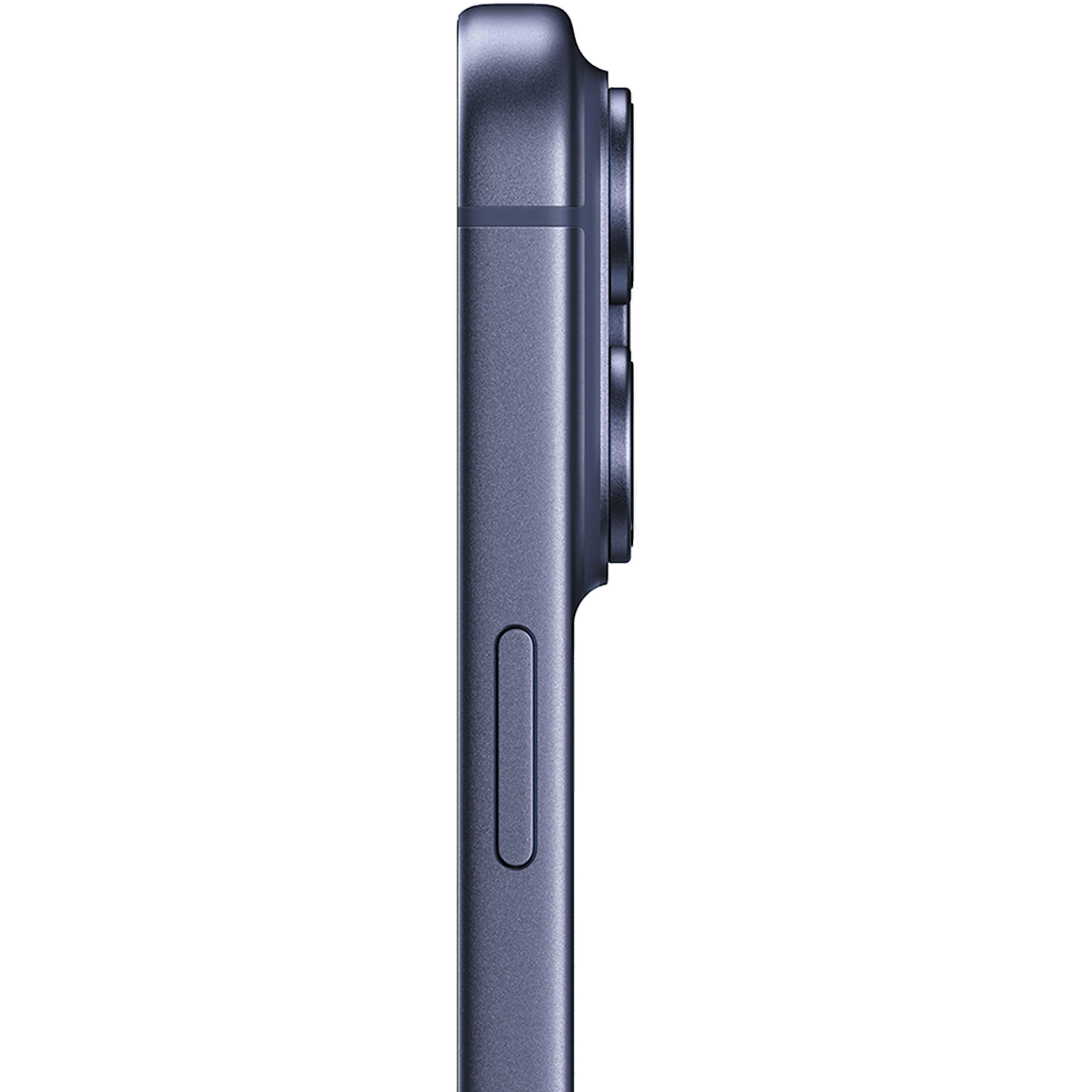 Seitenansicht Apple iPhone 17 Pro Max Deep Blue.