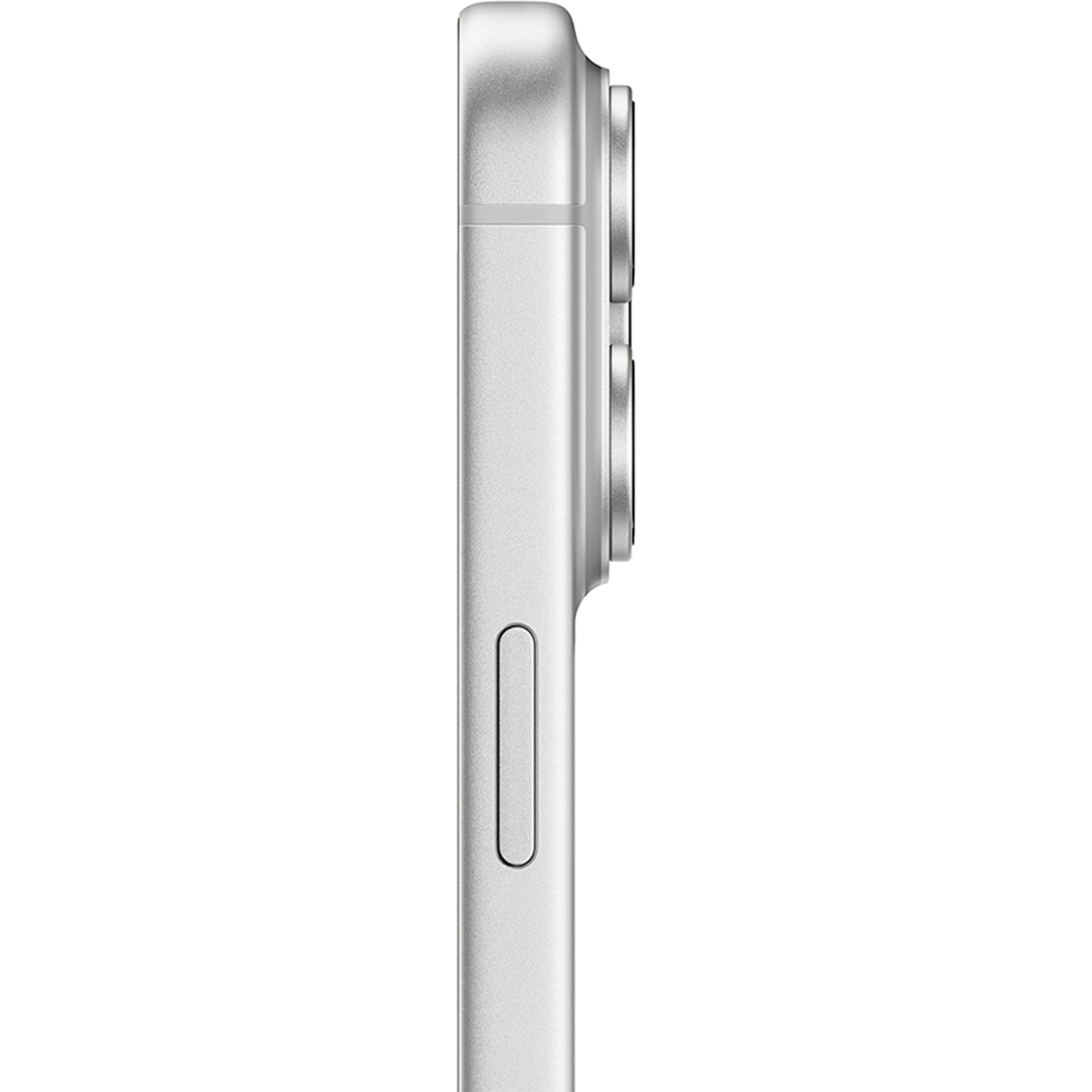 Seitenansicht Apple iPhone 17 Pro Max Silver.
