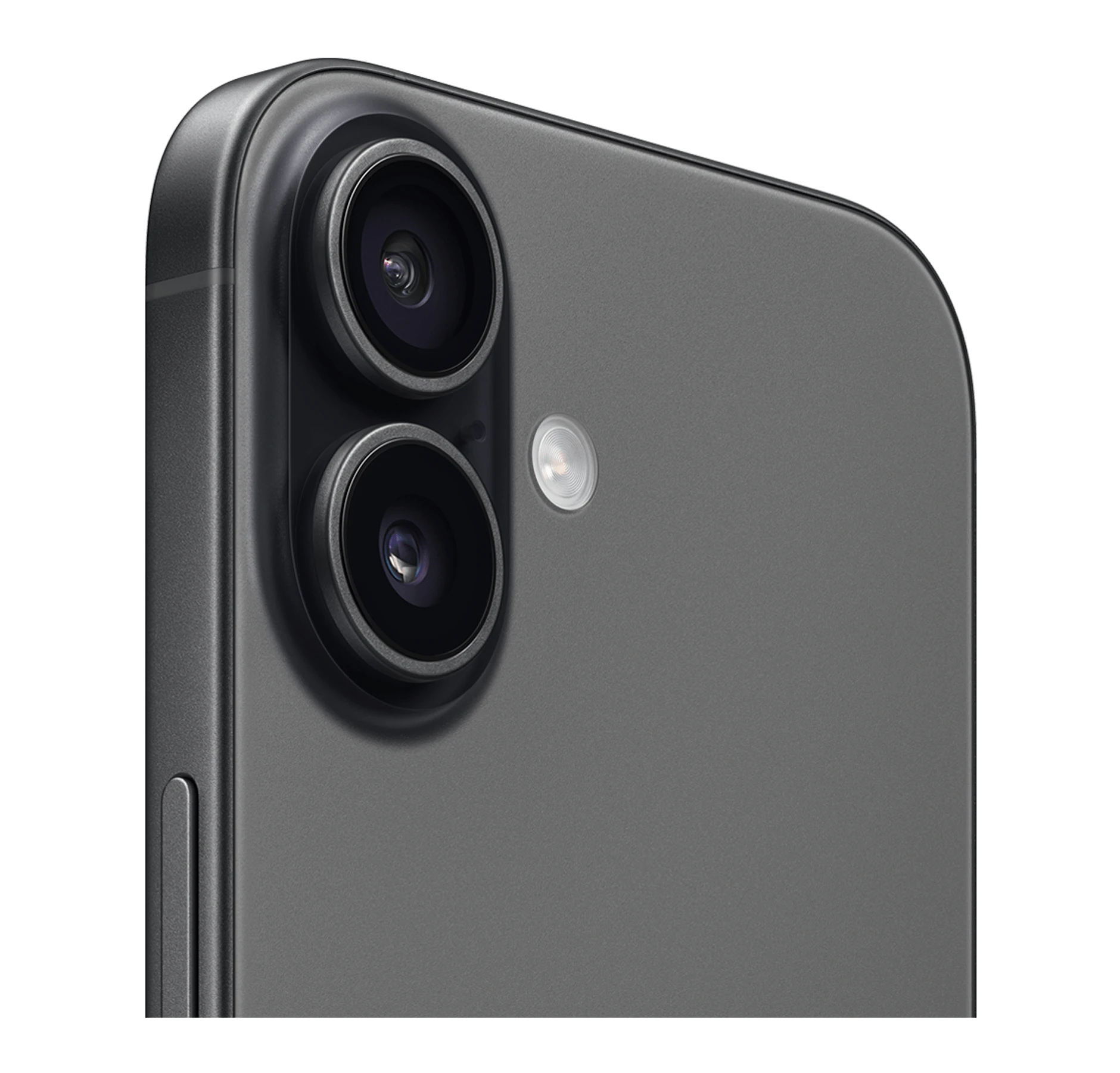 Highlight Bild vom Gerät Angeschrägte Rückansicht Apple iPhone 17 Black.