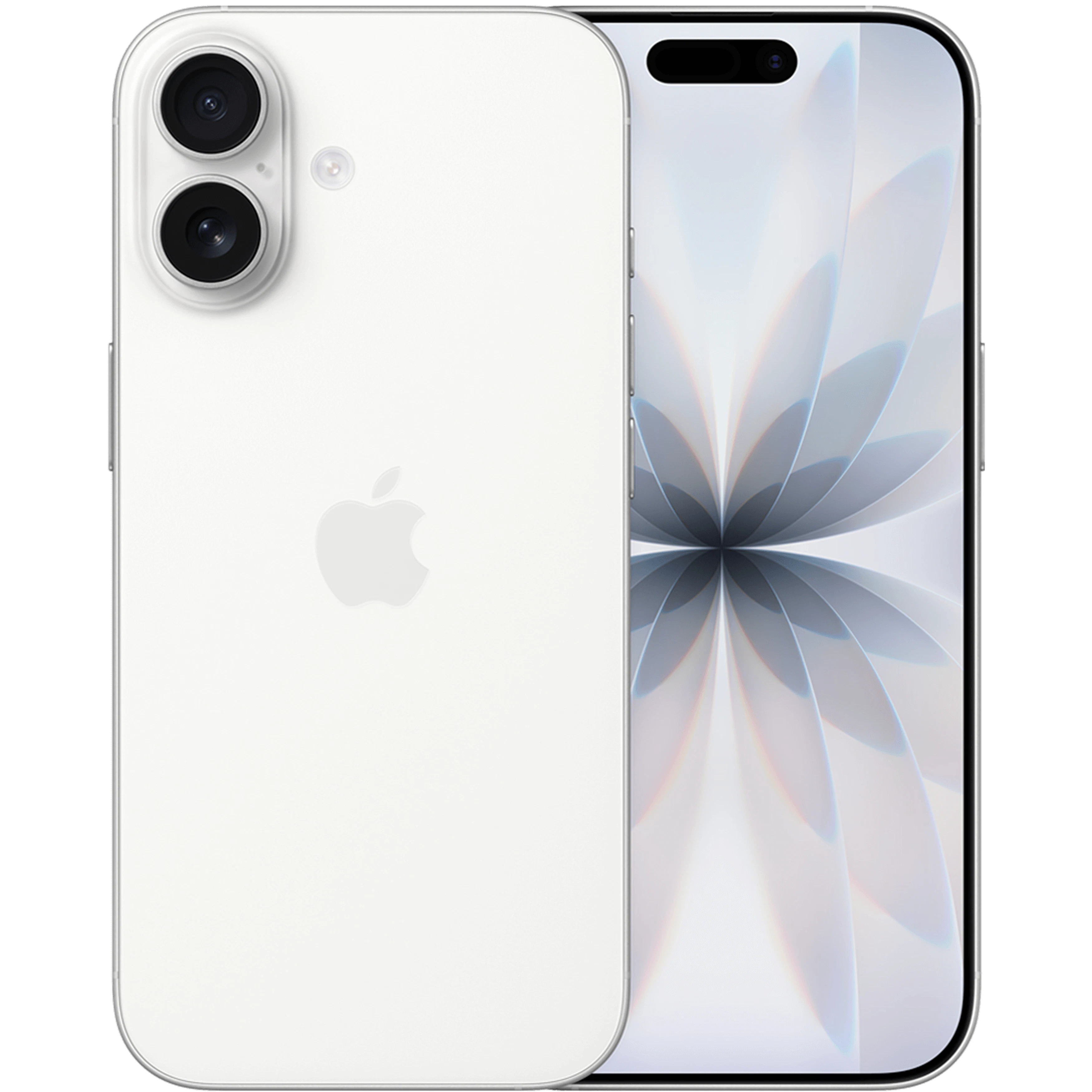 Rück- & Frontansicht Apple iPhone 17 White.
