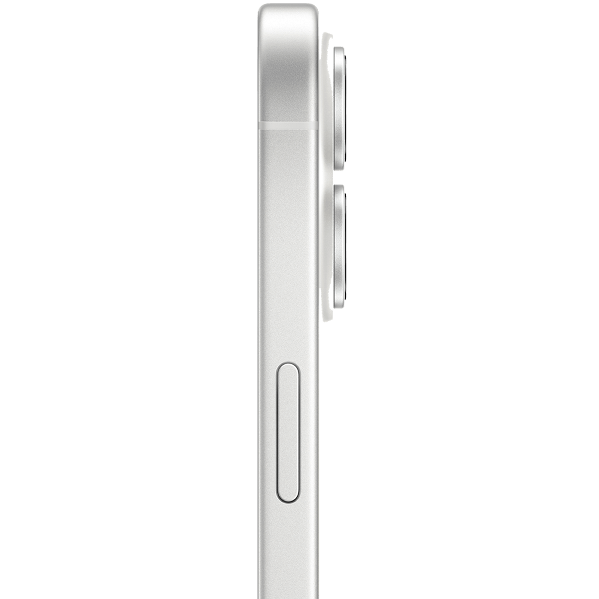 Seitenansicht Apple iPhone 17 White.