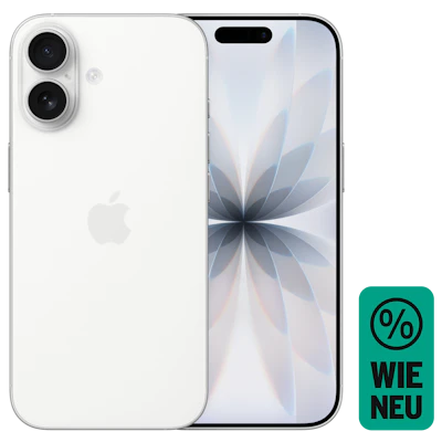 Rück- & Frontansicht Apple iPhone 17 White.