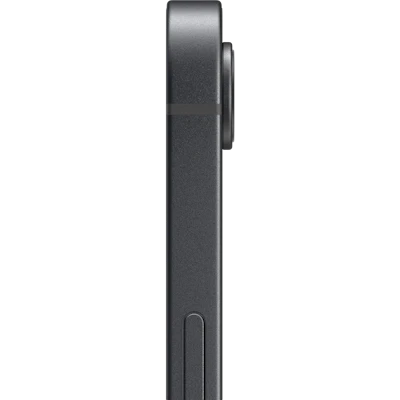 Seitenansicht iPhone 17e in schwarz.