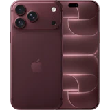 Vorder- und Rückansicht Apple iPhone 18 Pro Max Burgunder.
