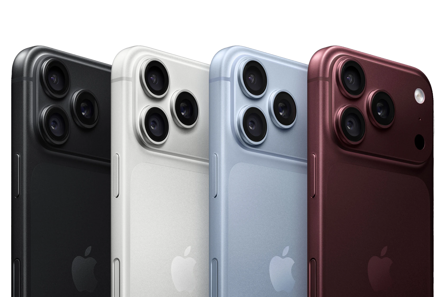 Highlight Bild vom Gerät Detailansicht Kamera iPhone 18 Pro in verschiedenen Farben.