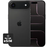 Rück- & Frontansicht Apple iPhone Air Black. Nur mit e-SIM.