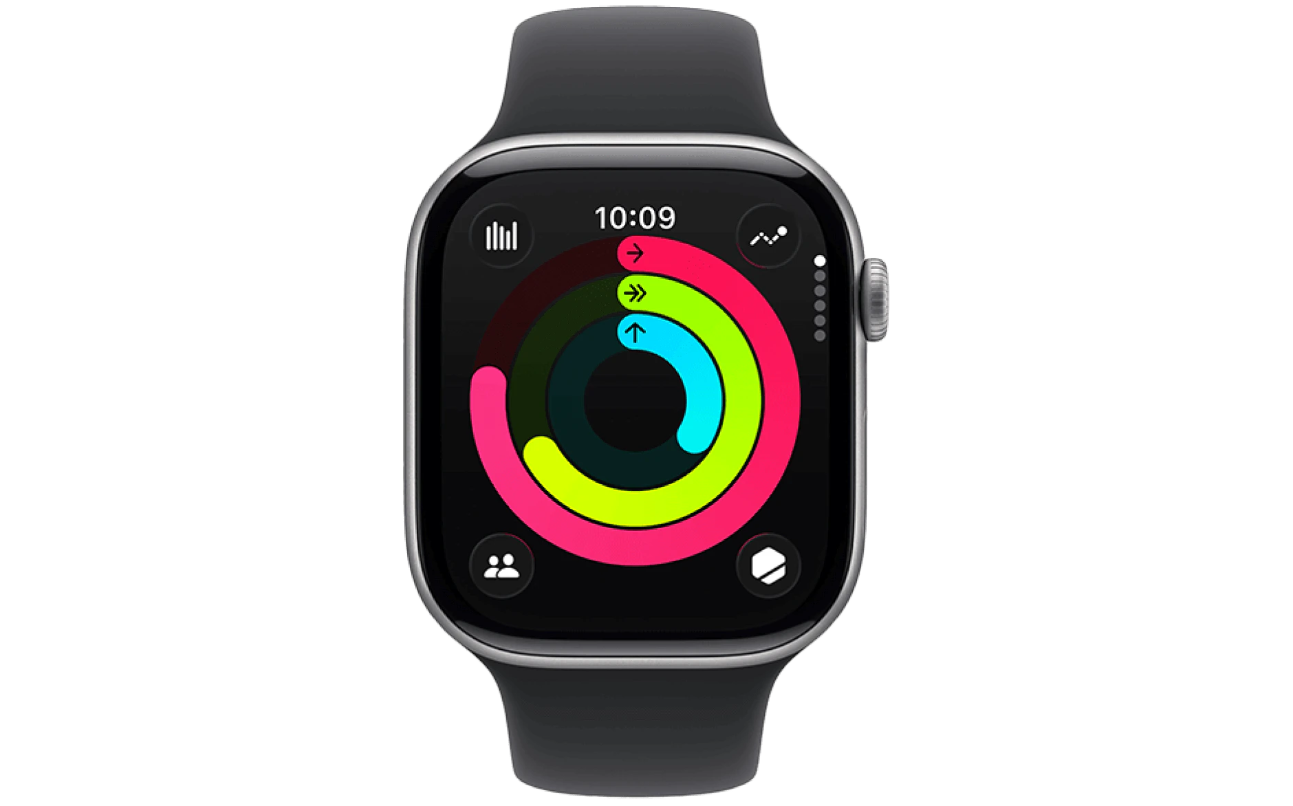 Highlight Bild vom Gerät Vorderansicht Apple Watch S11.