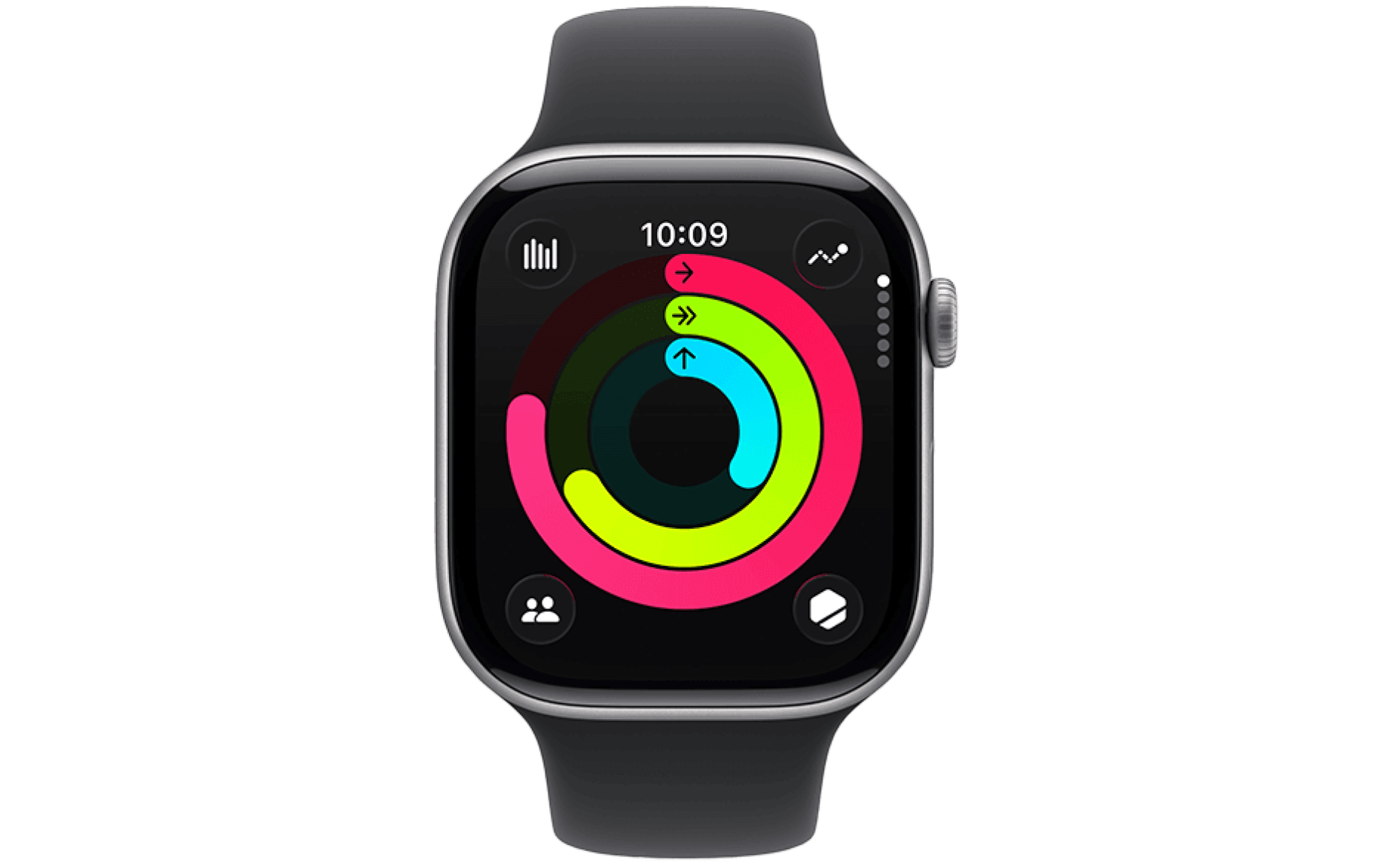 Highlight Bild vom Gerät Vorderansicht Apple Watch S11.