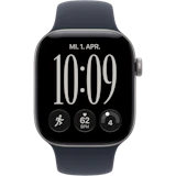 Vorderansicht Apple Watch S12 5G 42mm Navyblau.