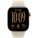 Vorderansicht Apple Watch S12 5G 42mm Sand.
