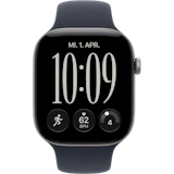 Vorderansicht Apple Watch S12 5G 46mm Navyblau.