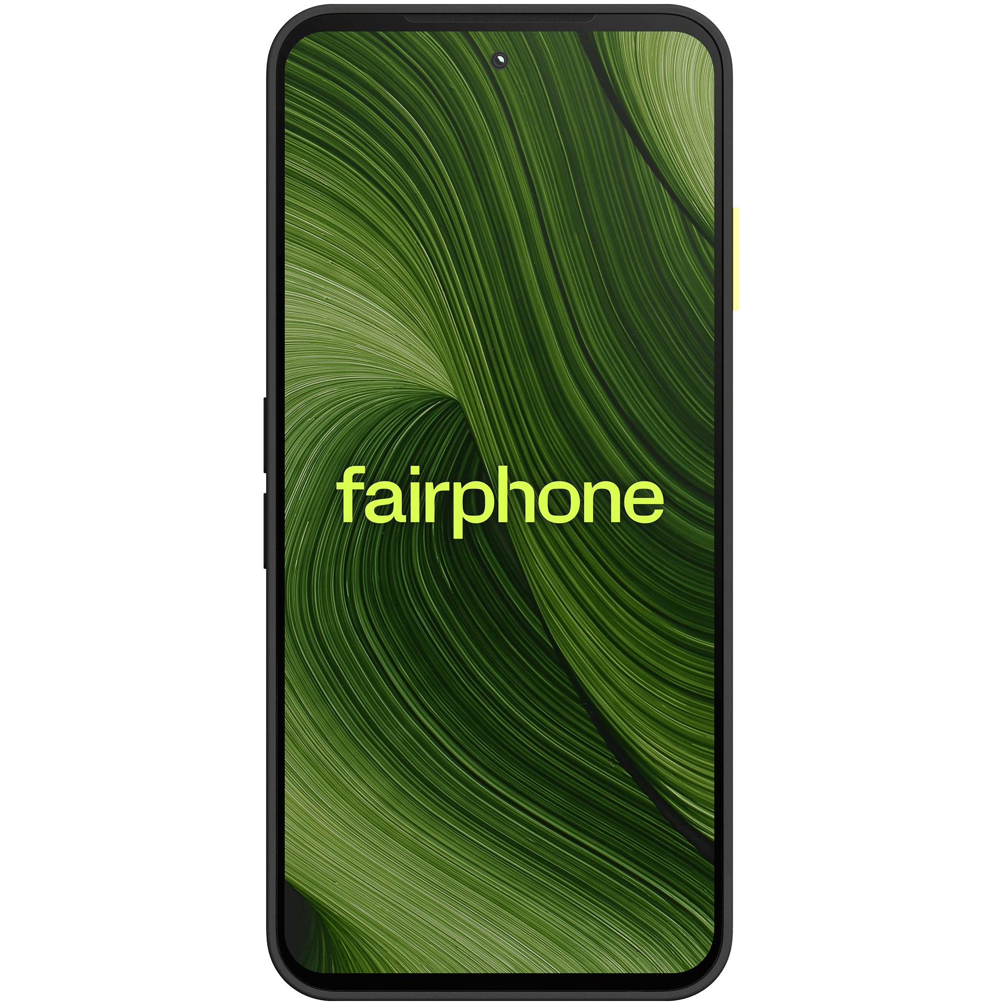 Vorderansicht Fairphone 6 Schwarz.