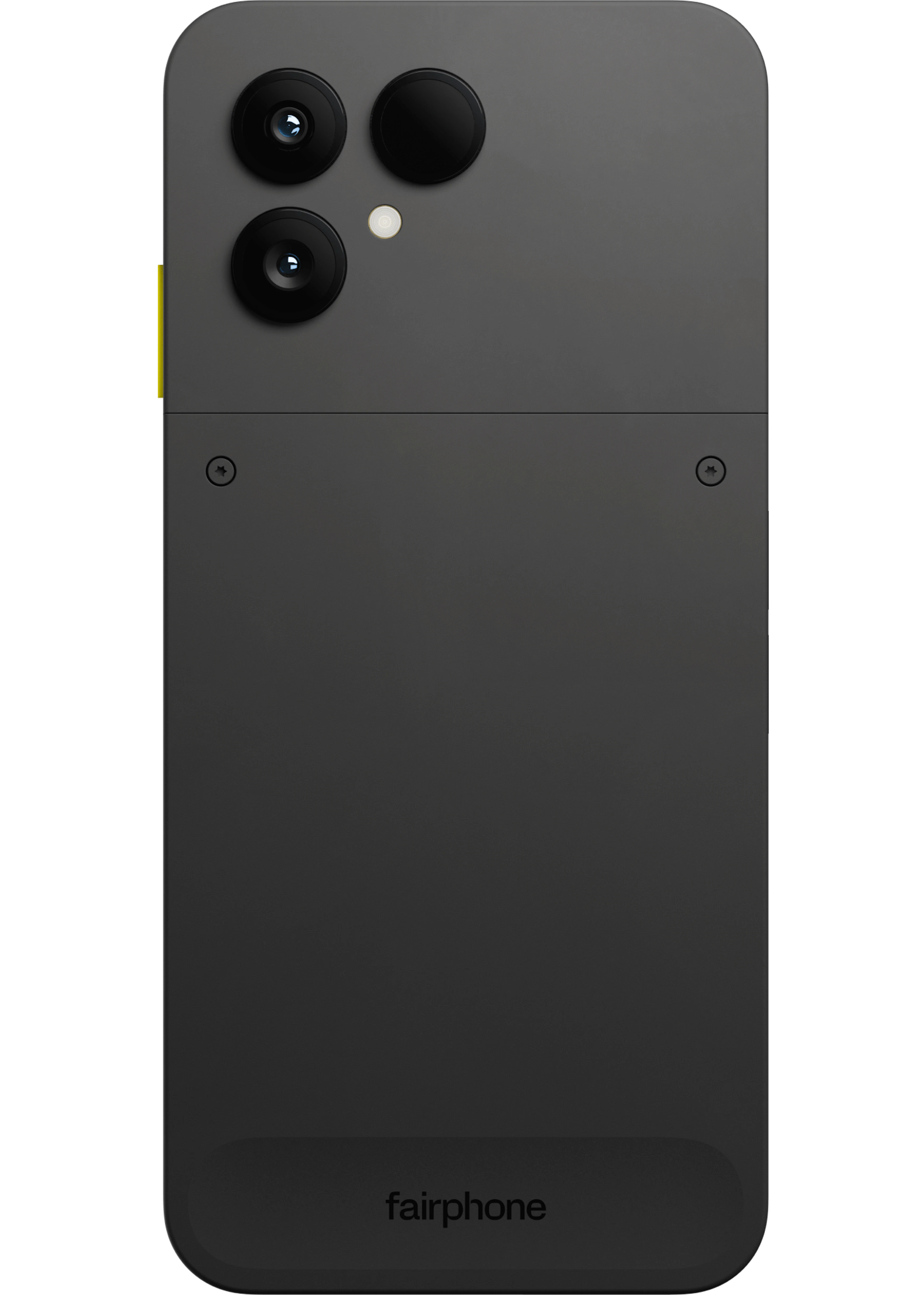 Rückansicht Fairphone 6 Schwarz.