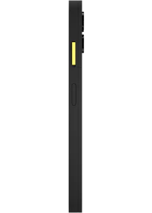 Seitenansicht Fairphone 6 Schwarz. Seitenansicht Fairphone 6 Schwarz.