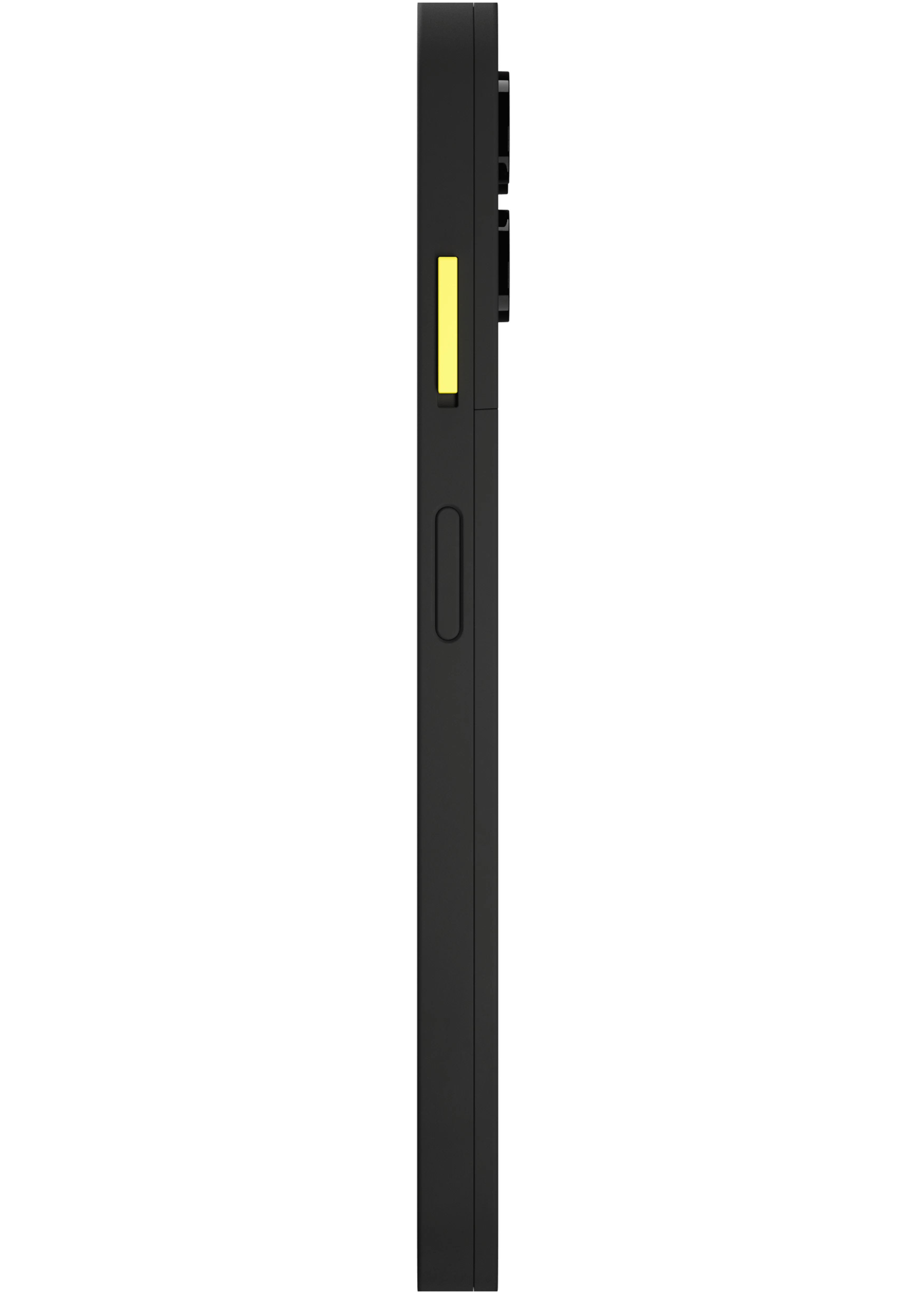 Seitenansicht Fairphone 6 Schwarz.