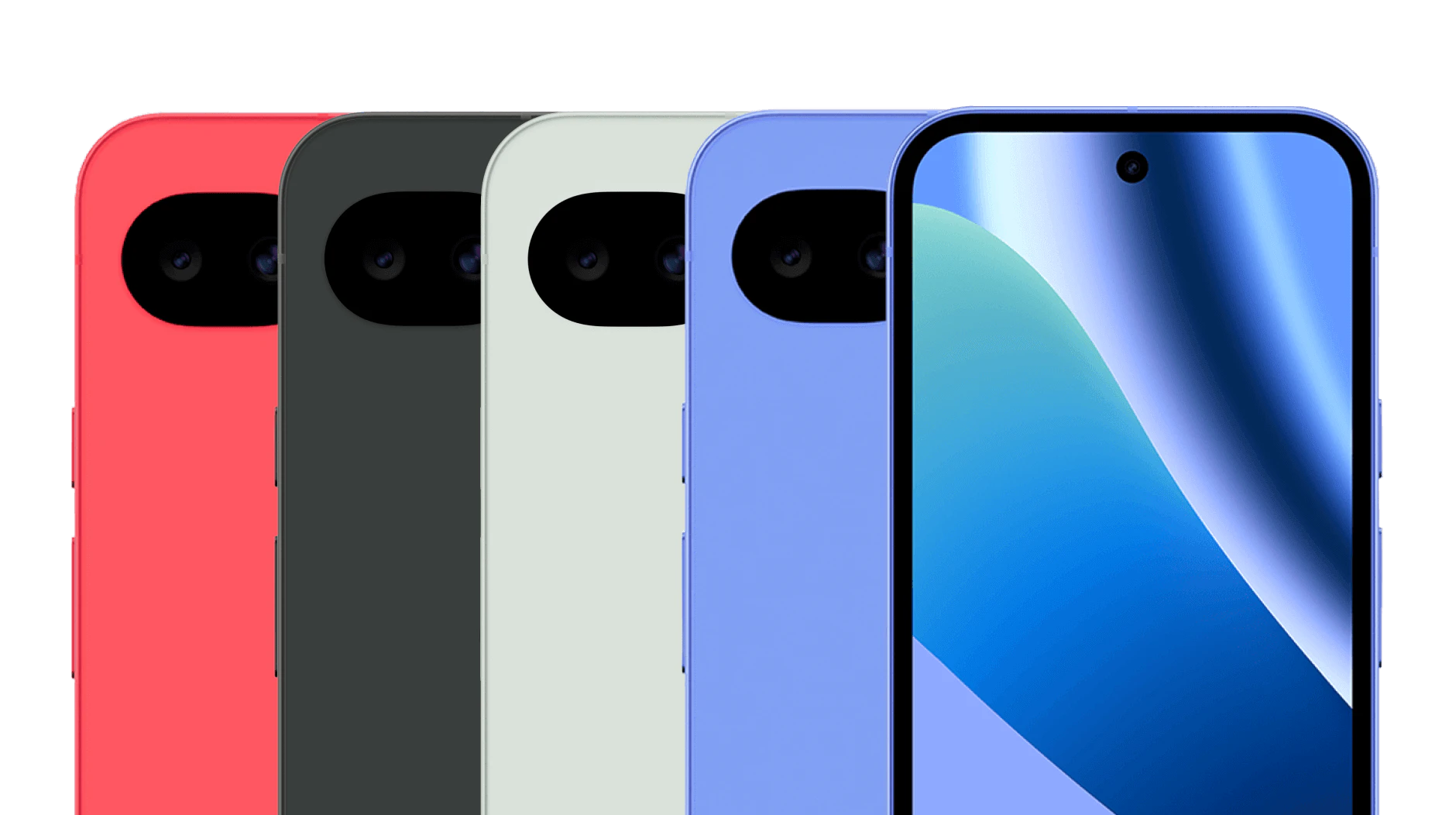 Mehrere Samsungs in verschiedenen Farben.