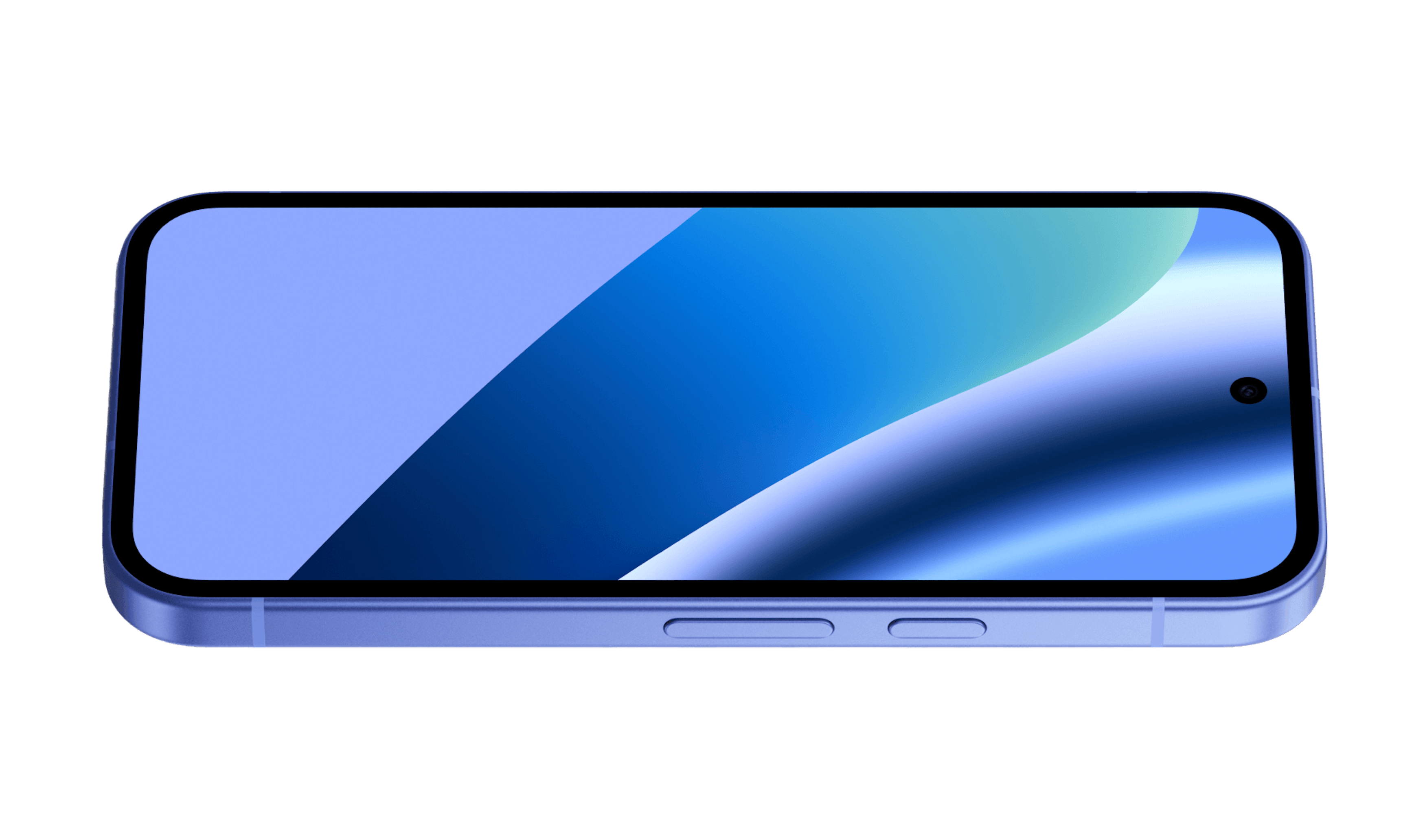 Vorderansicht Google Pixel 10a Lavendel.