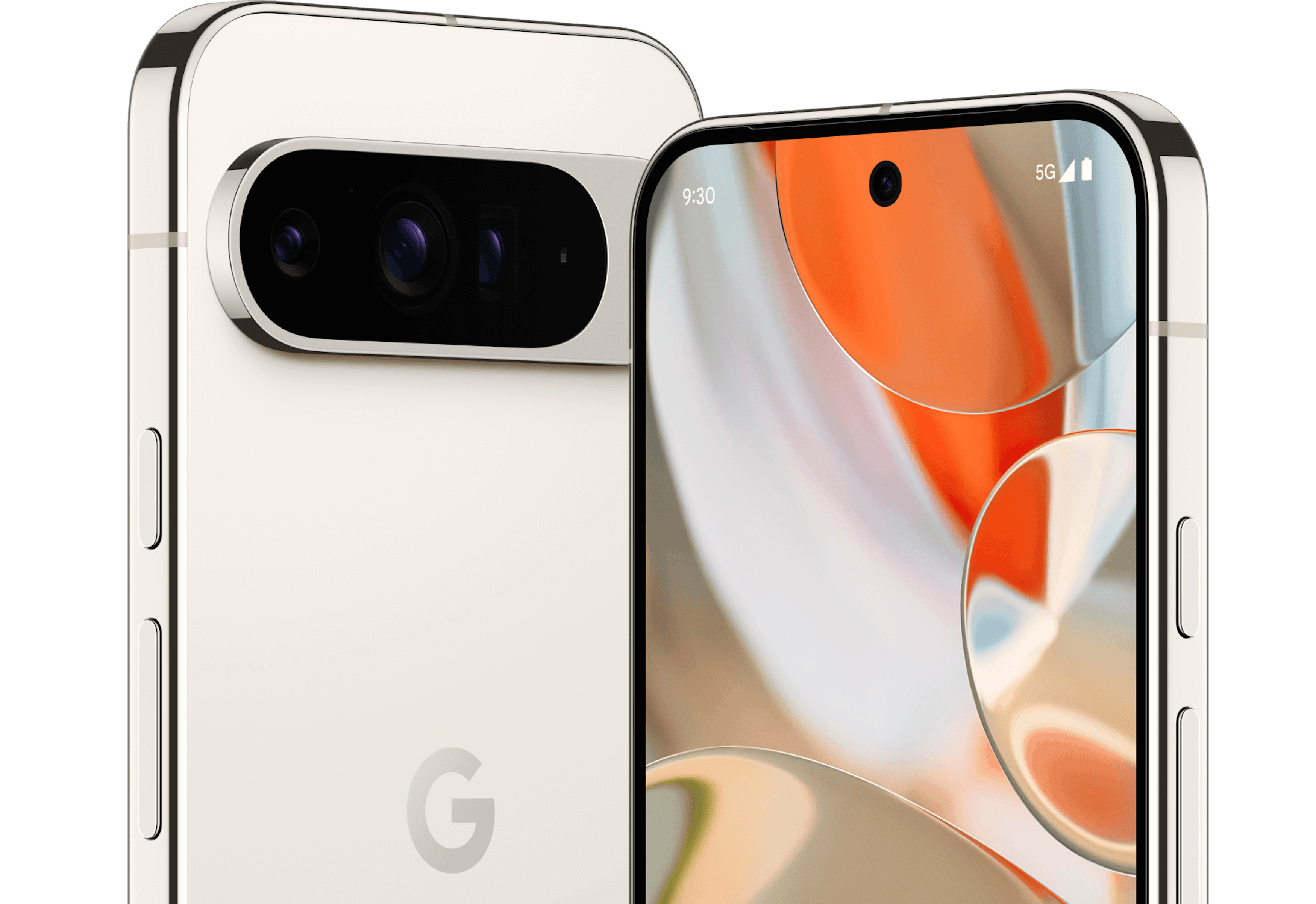Detailansicht Kamera Google Pixel 9 Pro XL Porzellan.