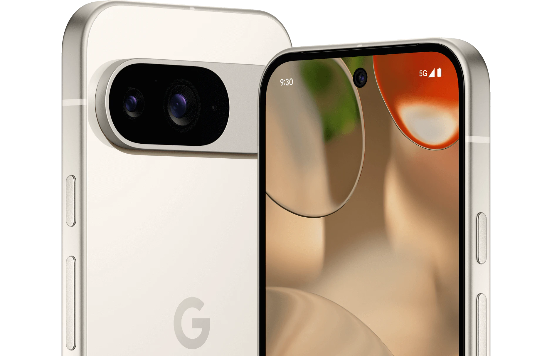 Detailansicht Kamera Google Pixel 9 Porzellan