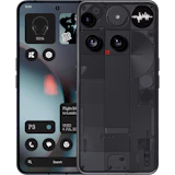 Vorder- und Rückansicht Nothing Phone 3 Schwarz. Vorder- und Rückansicht Nothing Phone 3 Schwarz.